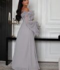 Robe Femme Épaule Dénudée avec Plumes de Dinde et Panneaux en Fourrure Réelle - Élégance et Chic au Féminin